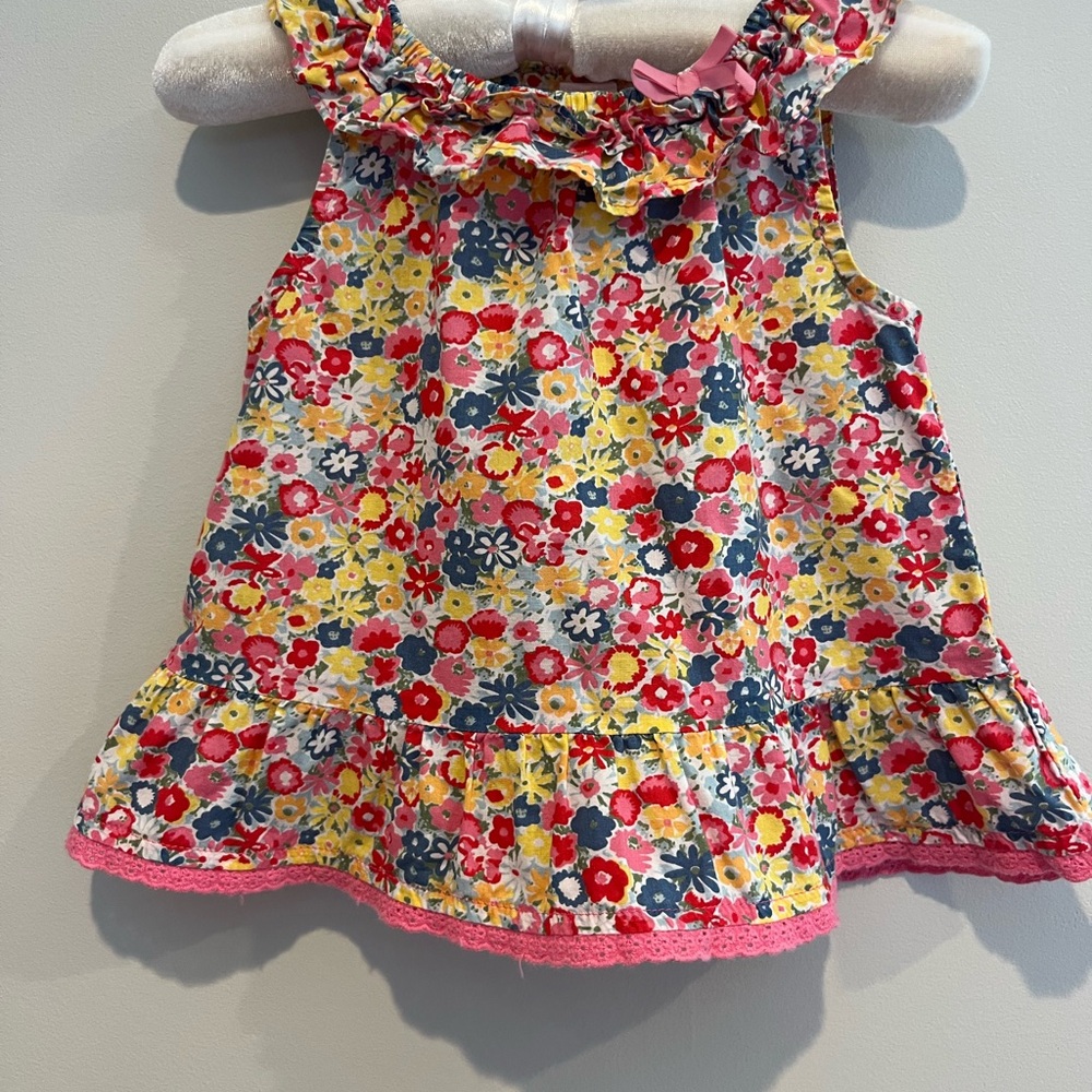 OshKosh B'gosh Floral Kids Blouse - Red, Yellow, Blue